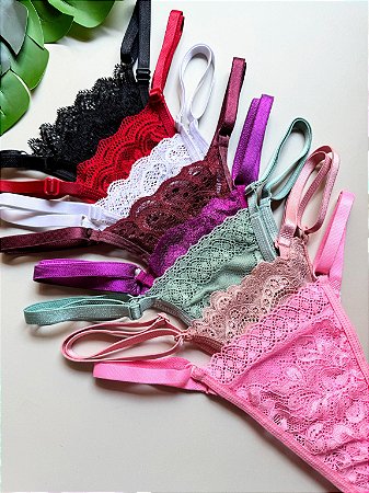 Tanga Rendada Regulagem REF 824