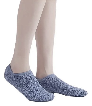 Meia Sapatilha Plush Antiderrapante Femininas