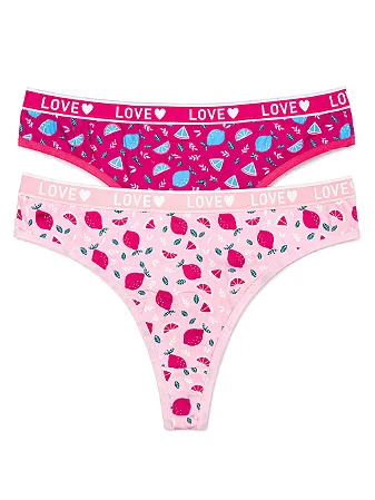 Calcinha Fio Sublimada Estampada
