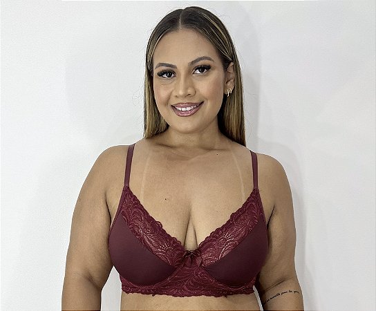 Sutiã Avulso Plus Size Sem Bojo Com Aro