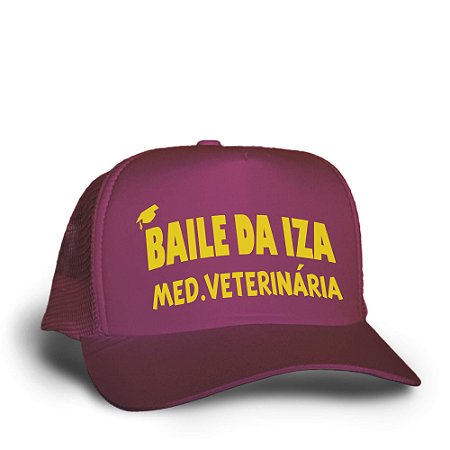 Boné trucker personalizado para baile de formatura e coquetel