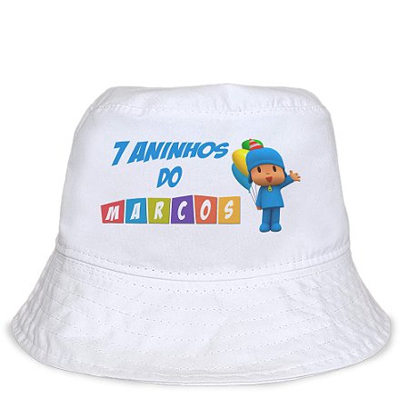 Chapéu bucket personalizado para aniversário