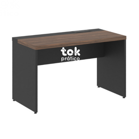 Plataforma de Trabalho Modular Simples 1,20m Tampo 40mm com Pés Painel