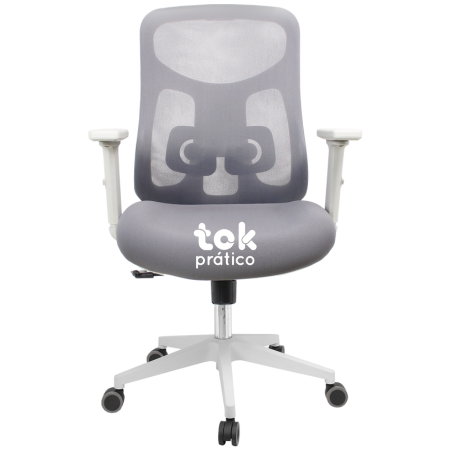 Cadeira Diretor VRS Ergonomica em Tela NR17 com braços reguláveis 3D - 05 Anos de Garantia