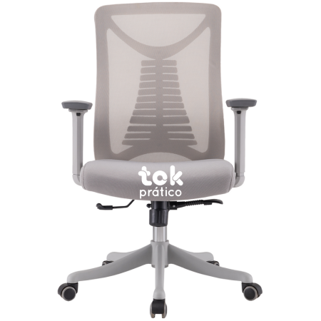 Cadeira Diretor VCV Ergonomica em Tela NR17 com braços reguláveis 3D - 05 Anos de Garantia