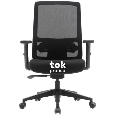 Cadeira Diretor WST Ergonomica em Tela NR17 com braços reguláveis - 05 Anos de Garantia