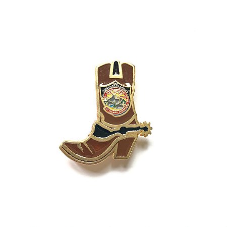 Pin, DSA2019, Bota, Marrom, Conquistadores