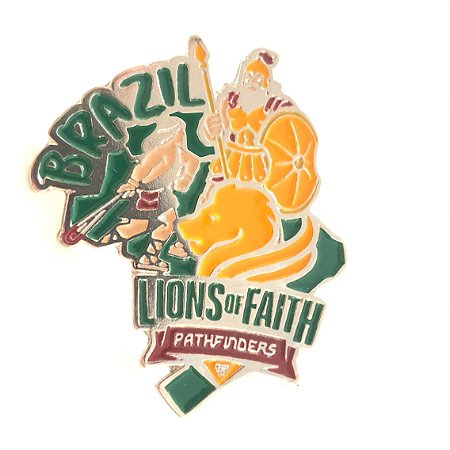 Pin Chosen, Brazil, Lions of Faith