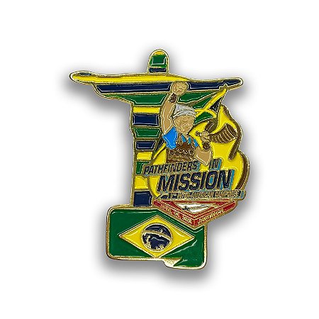 Pin Cristo Redentor "Pathfinders in Mission" - Jamaica