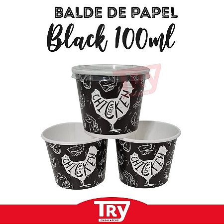 Pote para Molho Personalizado 100ml com Tampa (100 unidades)