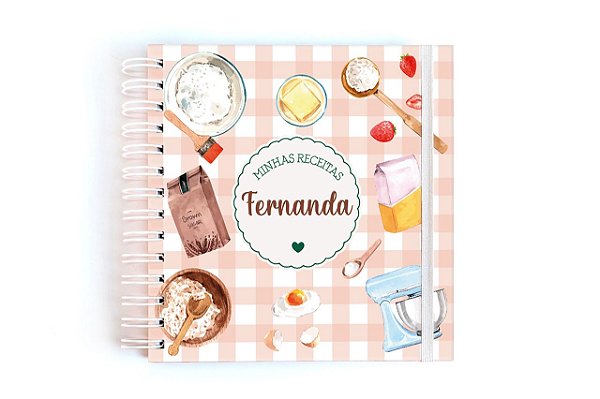 Caderno de Receitas Personalizado - Ingredientes