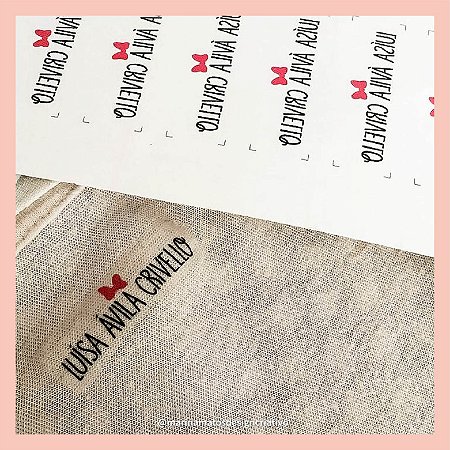 Etiquetas Termocolante para Roupas