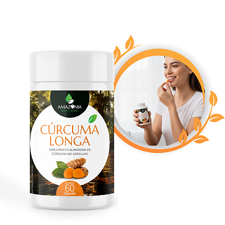 CURCUMA LONGA 60 CPS - AMAZONIA MATA VIVA