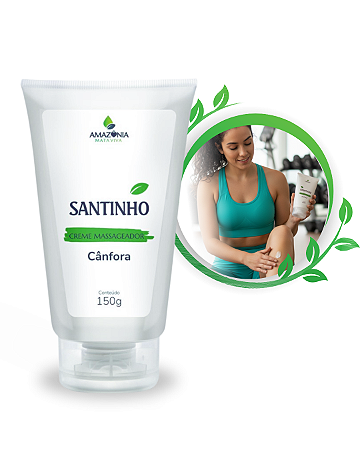 Creme Massageador Santinho Cânforado - Amazônia Mata Viva