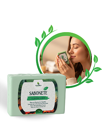 SABONETE EM BARRA DE COPAIBA