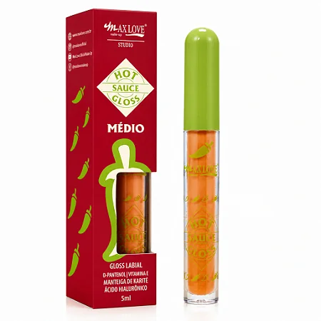 GLOSS HOT SAUCE MÉDIO MAX LOVE – COR 219