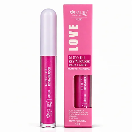 GLOSS OIL RESTAURADOR PARA LÁBIOS MAX LOVE - COR 174