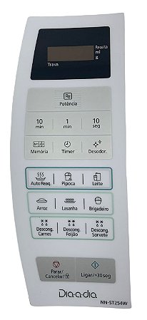 Teclado e Membrana NN-ST254WRU