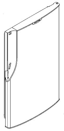 Porta Refrigerador NR-BT42 Aço Escovado