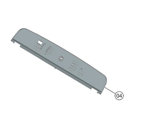 Capa painel controle (branca)  NA-F160B6