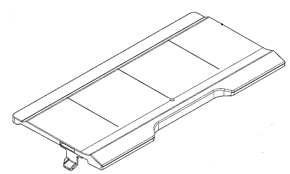 Prateira frontal Freezer NR-BT55