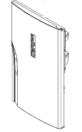 Porta Refrigerador NR-BB41 Titânio