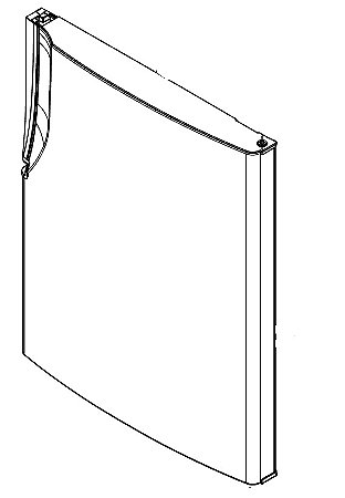 Porta Freezer NR-BB41 Titânio