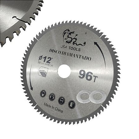DISCO PARA SERRA 96T DENTE PONTA TUNGSTENIO (CAIXA COM 10 UN.)