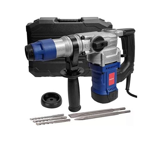 NAKKAN 9222 110v Azul  Martelete Rompedor e Perfurador (CAIXA COM 2 UN)