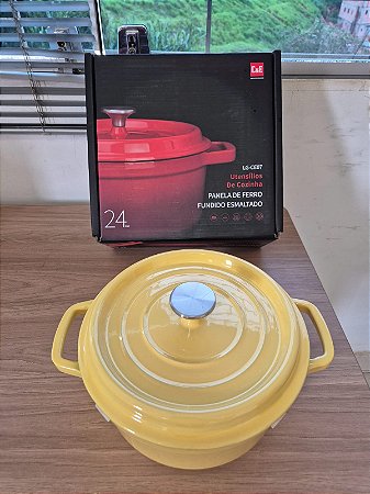 PANELA DE FERRO REVESTIMENTO CERAMICA 1 PEÇA (1 UN)