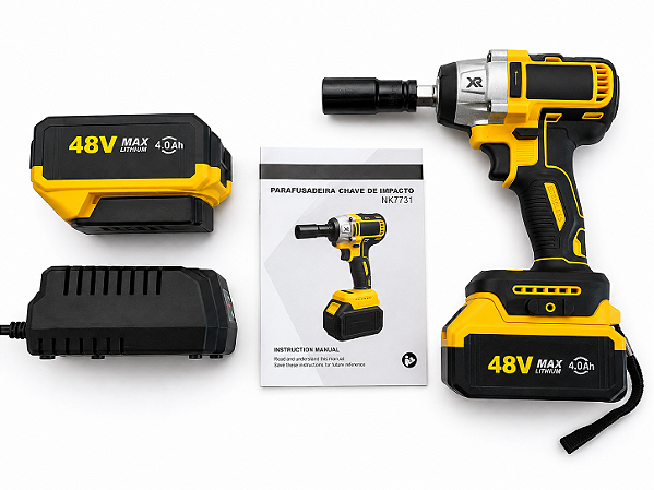 PARAFUSADEIRA CHAVE DE IMPACTO NK7731 CX COM 5 PCS