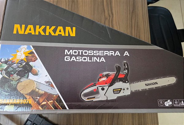 MOTOSSERA A GASOLINA NKK9076 58CC COM FILTRO CX 2PCS