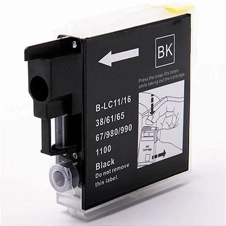 Compatível: Cartucho de Tinta LC61 LC-61 para Brother MFC-250C DCP-6690CW MFC-5490CN / Black 18.5ml