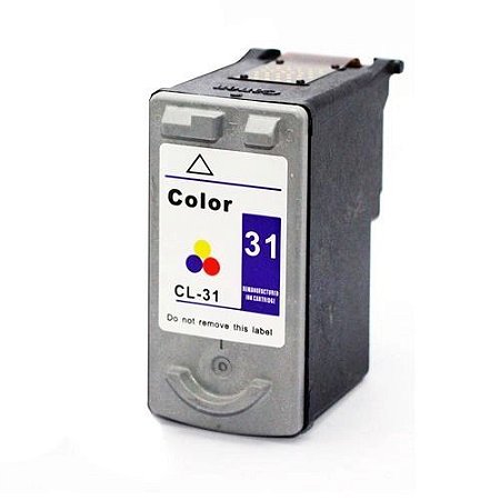 Compatível: Cartucho de Tinta CL31 CL-31 para Canon IP1800 IP1900 IP2500 IP2600 MP140 MP190 MP210 MP470 / Colorido 12ml
