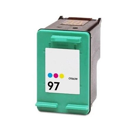 Compatível: Cartucho de Tinta 97 C9363WB C9363WL para HP PSC Deskjet Officejet Photosmart  - Colorido 14ml