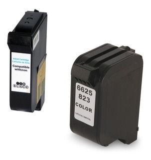 Kit Colorido de Cartucho de Tinta Compatível 6625 17 1823 23 e 15 6615 para HP Deskjet 710C Deskjet 840