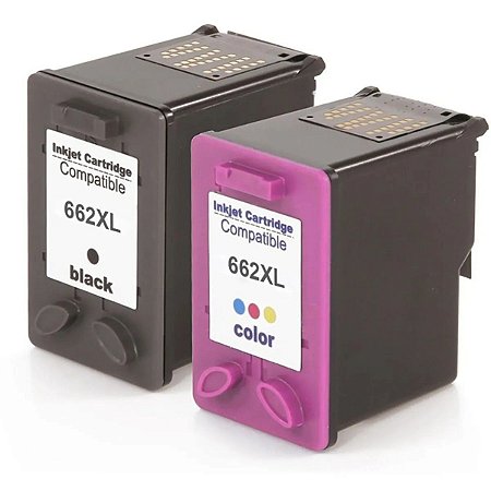 Compatível: Kit Colorido de Cartucho de Tinta 662xl 662 para HP 2515 2516 3515 1516 3546 3516 2546 2545 1515 1015