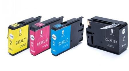 Compatível: Kit Colorido de Cartucho de Tinta 932xl 932 933xl 933 para HP Officejet 7610 Officejet 7110 Officejet 7100A