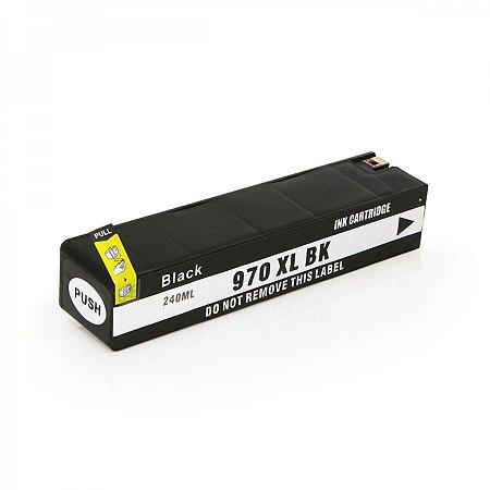 Compatível: Cartucho de Tinta 970xl CN621AM para HP X451DW X476DW / Black - 170ml