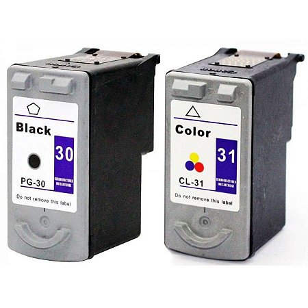 Compatível: Kit Colorido Cartucho de Tinta PG30 e CL31 para Canon IP1800 IP1900 IP2500 IP2600 MP140 MP190 MP210 MP470