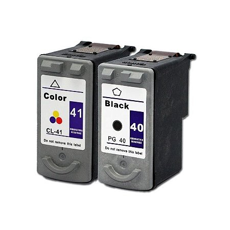 Compatível: Kit Colorido de Cartucho de Tinta PG40 e CL41 para Canon P1200 IP1300 IP1600 IP2200
