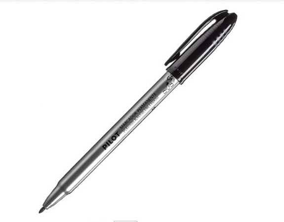 Caneta para CD 2.0mm Ponta Média Preta (Unidade) - Pilot