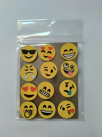 Imãs Emoji 12 unidades