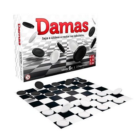 Jogo De Tabuleiro Damas Coluna - MEGA IMPRESS - Papelaria, Copos