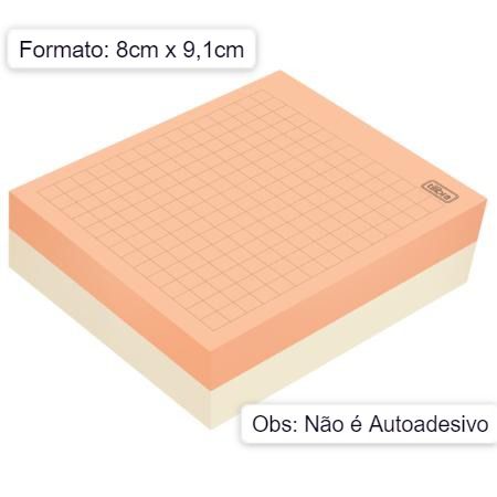 Bloco Tilembrete Quadriculado com 100 Folhas - Tilibra