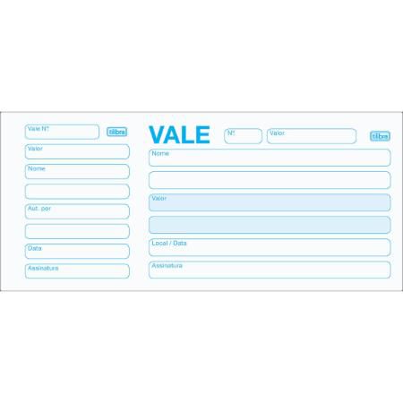 Vale com Canhoto 50 Folhas - Tilibra