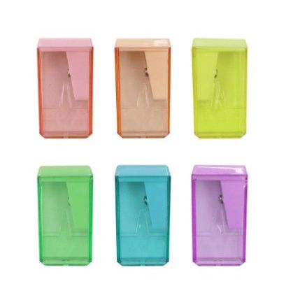 Apontador com Depósito Bloco 4cm Pastel Trend - Leo & Leo (Unidade)