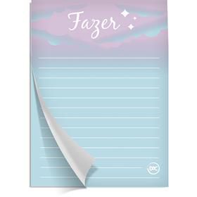 Bloco de Notas Pautado com 30 Folhas (Fazer) - Dac