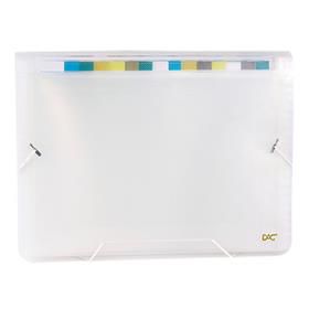 Pasta sanfonada (plastica) A4 31 Divisoes Cristal - Dac