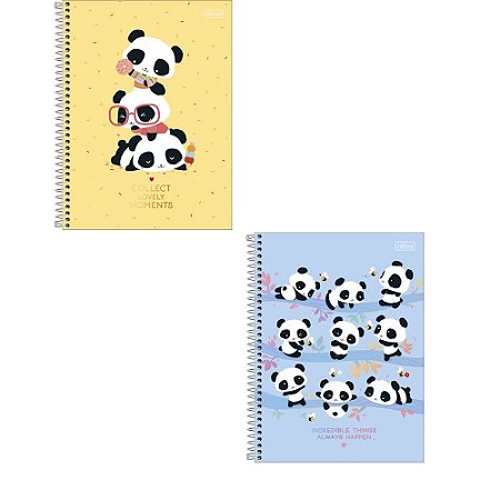Caderno Espiral Capa Dura 1/4 Lovely Friend 80 Folhas - Tilibra